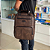 Mochila Para Notebook até 15.6" Unissex em Couro Sintético Marrom, Design Premium - Ouliya 99111-1 - Imagem 10