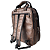 Mochila Para Notebook até 15.6" Unissex em Couro Sintético Marrom, Design Premium - Ouliya 99111-1 - Imagem 4