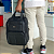 Mochila Para Notebook até 15.6" Unissex em Couro Sintético Preto, Design Premium - Ouliya 99111-6 - Imagem 12