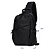 Mini Mochila Tiracolo Transversal em Couro Sintético Preto com Porta USB - Chen's C12157 - Imagem 4