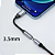 Adaptador de iPhone Lightning Para Áudio P2 (Fêmea) - H'Maston ZHQ19 - Imagem 3