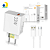 Kit Carregador com 2 Portas USB e Tipo C Turbo 33W + Cabo Tipo C - Lehmox LE-407 - Imagem 1