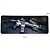 MousePad Gamer 80x30cm com Bordas Costuradas, Speed, Estampa Modo Combate - Knup KP-S08 - Imagem 3