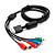 Cabo de Vídeo Componente HD Para Playstation PS2 e PS3 - It-Blue LE-1018 - Imagem 3