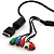 Cabo de Vídeo Componente HD Para Playstation PS2 e PS3 - It-Blue LE-1018 - Imagem 4