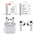 Fone de Ouvido Bluetooth V5.3 TWS, IPX4, Até 4 h Reprodução, Branco - Kaidi KD-789 - Imagem 2