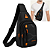 Mini Bolsa Tiracolo Pochete Transversal Ombro Cor Preto- Shengfute A2538 - Imagem 1