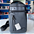 Mini Bolsa Unissex de Ombro, Peito e Transversais Multifuncionais, Cinza - Shengfute A2517 - Imagem 3