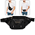 Pochete Bolsa Transversal ou Cintura de Couro Sintético Preto - Jingpin A2531 - Imagem 1