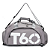 Mochila Bolsa Multifunção Academia Viagem Fitness Treino Esporte T60 Cor Cinza - Imagem 2