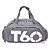 Mochila Bolsa Multifunção Academia Viagem Fitness Treino Esporte T60 Cor Cinza - Imagem 3