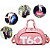 Mochila Bolsa Multifunção Academia Viagem Fitness Treino Esporte T60 Cor Rosa - Imagem 1