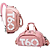 Mochila Bolsa Multifunção Academia Viagem Fitness Treino Esporte T60 Cor Rosa - Imagem 4