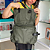 Bolsa Feminina Transversal Multifuncional com Vários Bolsos na cor Verde - Imagem 4