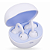 Fone de Ouvido Bluetooth V5.3 Extra Auricular e Encaixe em Clipe, Branco - Kaidi KD-743 - Imagem 3