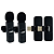 Kit Duplo Microfone Lapela Sem Fio USB-C para Android com 2 Lapelas + 2 Receptores - Lelong LE-931 - Imagem 3