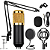 Kit Completo Microfone Condensador Profissional com Braço Articulado e Shock Mount, Ideal para Podcasts e Lives - Knup KP-M0010 - Imagem 3