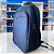 Mochila para Notebook até 15.6" Escolar Reforçada Unissex Semi Impermeável, Cadeado Anti Furto, Azul - Aco 1713 - Imagem 4