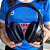 Headset Gamer Bluetooth V5.4 RGB com Som 7.1 Surround e Adaptador 2.4G Preto/Azul - It-Blue LE-0318 - Imagem 6