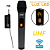 Microfone de Mão Sem Fio Lelong LE-909 para Karaokê, Palestras e Igrejas - Wireless - Imagem 1
