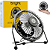 Mini Ventilador de Mesa Conexão USB, Silencioso e Articulável, Preto - Bright 0336 - Imagem 1