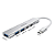 Hub Tipo-C 5 em 1 com 1 porta USB 3.0, 2 USB 2.0 e 2 Tipo-C para Macbook e Notebook - A'gold CBA-28 - Imagem 3