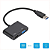 Adaptador Conversor USB 3.0 para HDMI e VGA 2 em 1 Full HD 1080p - Imagem 1