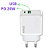 Kit Carregador Turbo com 2 Portas (USB + Tipo C) 20 W + Cabo Tipo-C para iPhone - Kaidi KD-670CL - Imagem 4