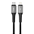 Cabo de Carregamento Tipo C Para iPhone 60W Turbo 1 Metro em Trama de Tecido - Inova MD-13169 - Imagem 2
