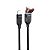 Cabo para iPhone 20W Turbo 2 em 1 USB e Tipo-C 1 Metro Trama de Tecido - Kaidi KD-2505CL - Imagem 3