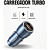 Carregador Veicular Turbo 60W com 2 Saídas USB e Tipo-C + Cabo Tipo-C - Alfa Gold CJ13-3 - Imagem 4