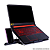 Base Suporte com Cooler para Notebook até 17" 6 Fans RGB USB - Kross KE-NBSX08 - Imagem 3
