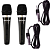 Kit com 2 Microfones Dinâmicos com Fio Plugue P10 - Hoopson MIC-003 - Imagem 3