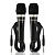 Kit com 2 Microfones Dinâmicos com Fio Plugue P10 - Hoopson MIC-003 - Imagem 1