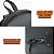 Mochila Bolsa Transversal Antifurto com USB - Hoopson MCL-003H - Imagem 4
