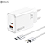 Kit Carregador Turbo 20W com 2 Portas (USB + Tipo C) e Cabo Tipo-C para iPhone Fluxion Charge, Branco - Hrebos CRG-233CI - Imagem 1