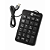 Teclado Numérico USB para PC e Notebook com Tecla 000 e Atalhos, Preto - R8 1810 - Imagem 1