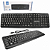 Teclado Com Fio USB com Letras Grandes Preto - Hoopson TPC-058G - Imagem 1