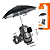 Suporte de Celular com Mini Guarda Chuva Sol e Chuva para Moto e Bike - Lehmox LEY-2323 - Imagem 2