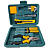 Kit Jogo de Ferramentas 12 Peças com Maleta para Casa e Reparos - Hoopson JG-711AH - Imagem 1