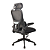Cadeira Office Ergonomica Giratoria com Apoio de Cabeça Suporta Ate 100kg Preta - Maxprint Arantes - Imagem 4