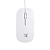 Mouse com Fio Optico USB 1200 DPI Ergonomico para PC e Notebook Branco - Maxprint Surface - Imagem 2