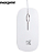 Mouse com Fio Optico USB 1200 DPI Ergonomico para PC e Notebook Branco - Maxprint Surface - Imagem 1