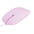 Mouse com Fio Optico USB 1200 DPI Ergonomico para PC e Notebook Rosa - Maxprint Surface - Imagem 5