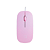 Mouse com Fio Optico USB 1200 DPI Ergonomico para PC e Notebook Rosa - Maxprint Surface - Imagem 2
