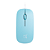 Mouse com Fio Optico USB 1200 DPI Ergonomico para PC e Notebook Azul - Maxprint Surface - Imagem 2