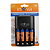 Kit Carregador de Pilhas Inteligente AA AAA e Bateria 9V Bi-Volt com 4 Pilhas AAA 1050mAh - Inova KV-732-2 - Imagem 3