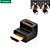 Adaptador HDMI Macho para Fêmea 90 Graus em L Curva para Cima Premium - Ugreen HD112 - Imagem 1