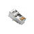 Conector RJ45 Cat6 Cat6e Blindado Metalico Banhado a Ouro - Par com 2 Unidades - Imagem 4