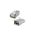 Conector RJ45 Cat6 Cat6e Blindado Metalico Banhado a Ouro - Par com 2 Unidades - Imagem 1